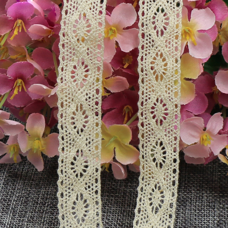 French Knitted Trimming Cotton Crochet Chemical Lace
