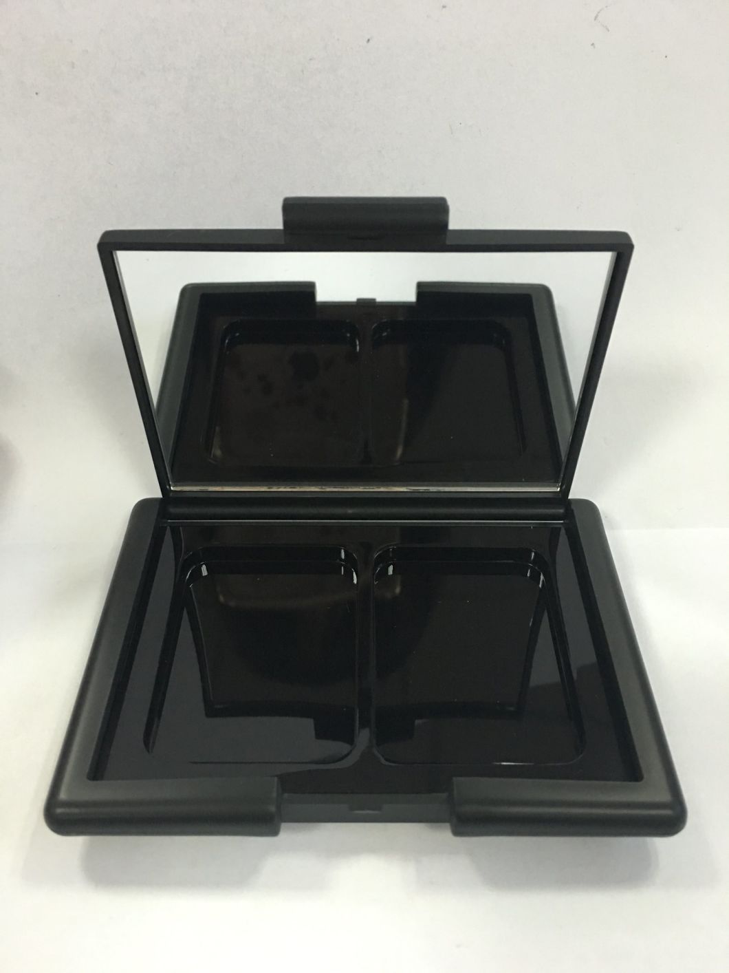 Square Plastic Blush Compact Case