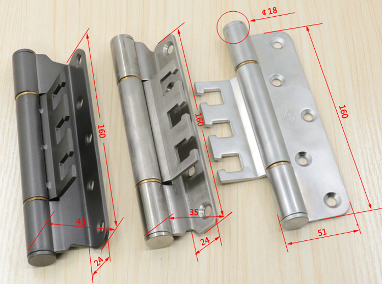 Heavy Duty Adjustable Hinges for Aluminum Profile Doors