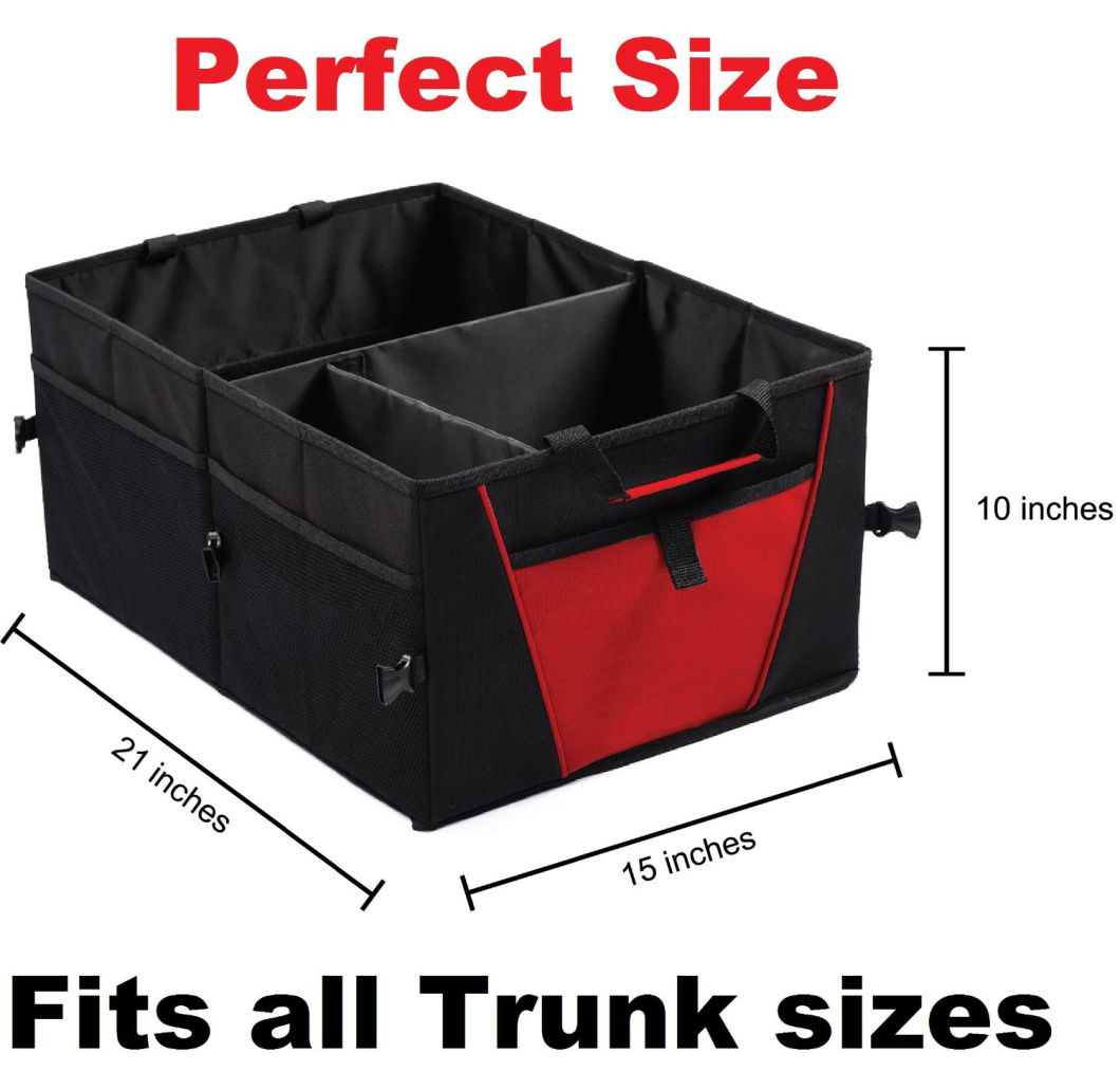 Heavy Duty Trunk Organizer - Premium Auto Cargo Organizer