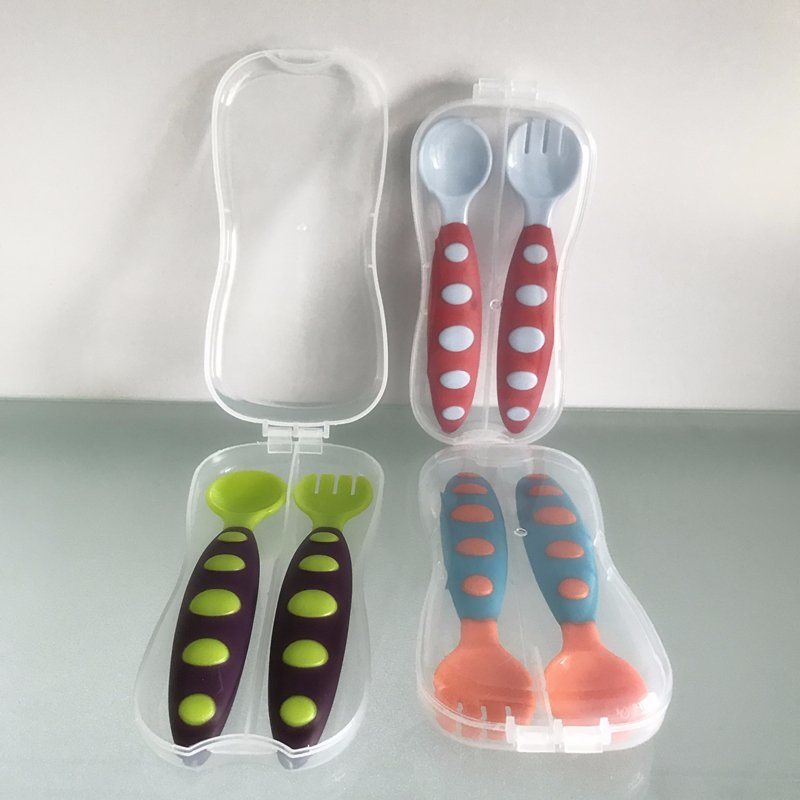 New Design Plastic Toddler Spoon Set BPA Free