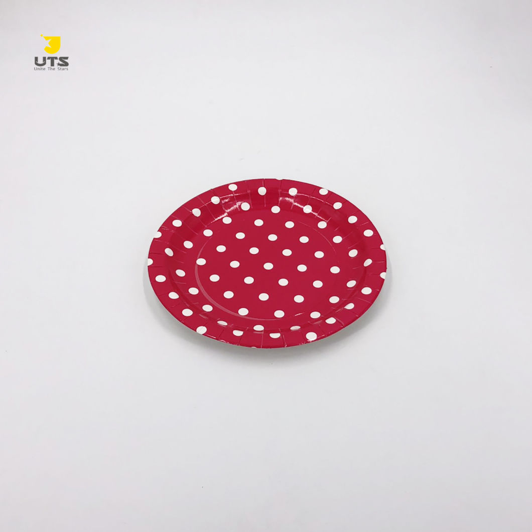 Custom Biodegradable Food Grade Paper Food Plates