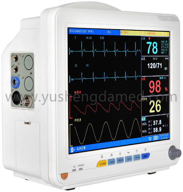 Medical Equipment ECG 12.1 Inch Multi-Parameter Patient Monitor