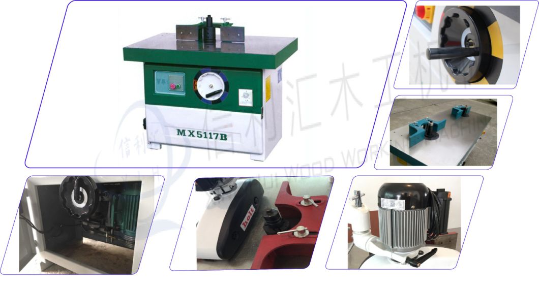 Spindle Moulder with Automatic Feeding Roller/ Feeding Part/ Automatic Feeder Wood Dobule Spindles Milling for Solid Wood/ Wood Surface Planer Machine