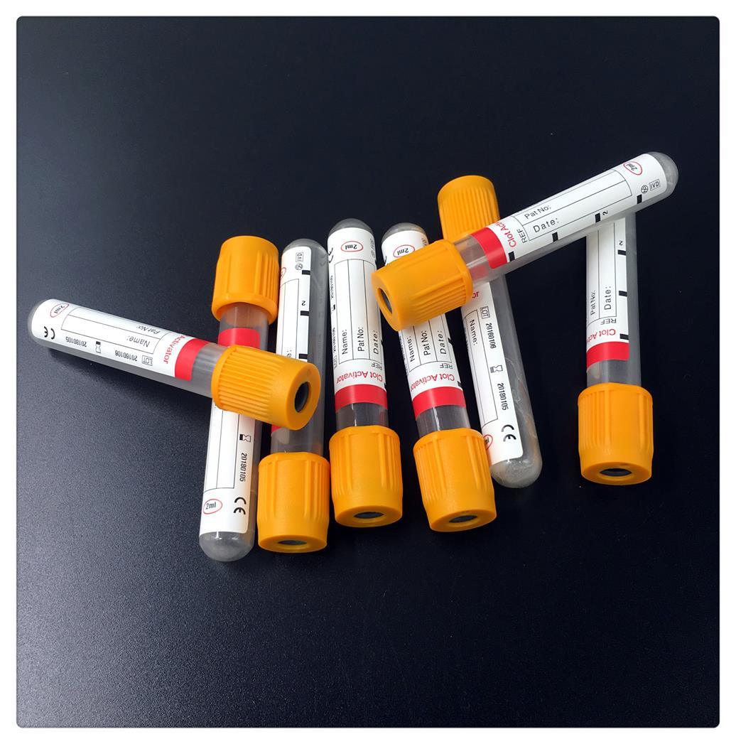 Ce Approved Orange Top PRO-Coagulation Vacuum Blood Collection Tube