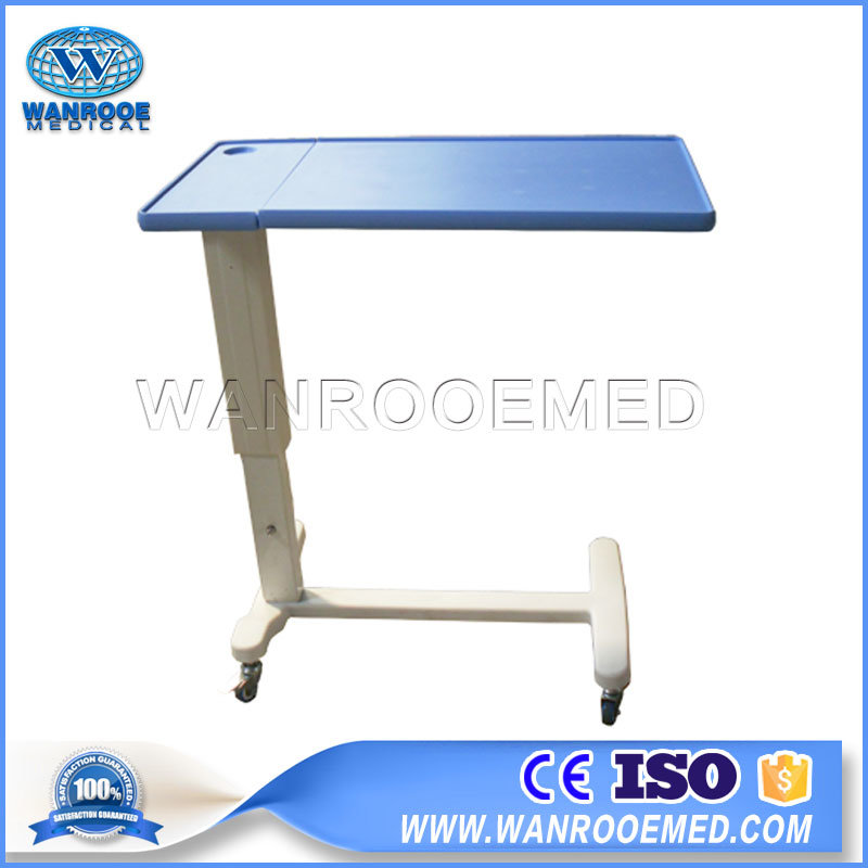 Bdt001g Stainless Steel Hospital Adjustable Over Patient Bed Table