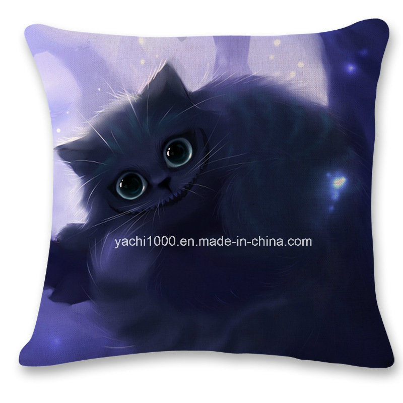 3D Animal Shaped Printed Cat Pillow