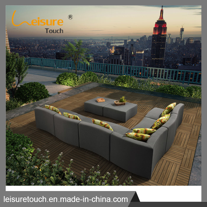 Leisure Hotel/Home Waterproof Modern Uphostery Fabric Sofa Set Lounge Chair Outdoor Garden Furniture