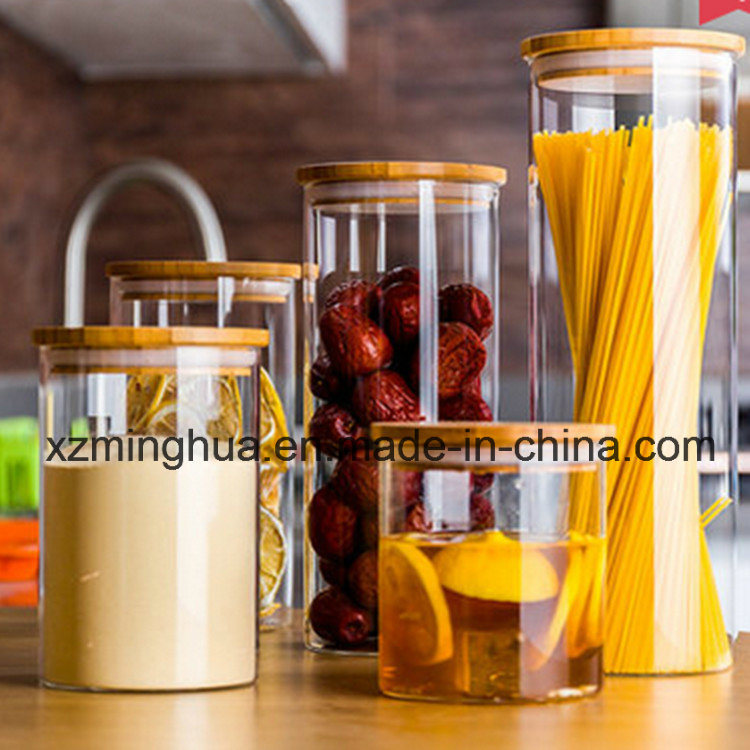 Borosilicate Glass Tube Bottle/Jar for Food Storage