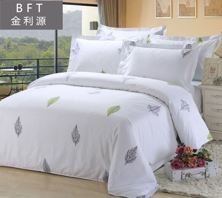 High Quality Cotton Bedroom Hotel Type Single Bedding Sets