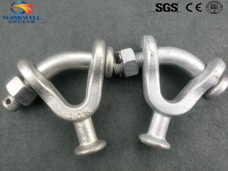 Forged Pole Line Hardwre Insulator Fitting Y Ball Clevis