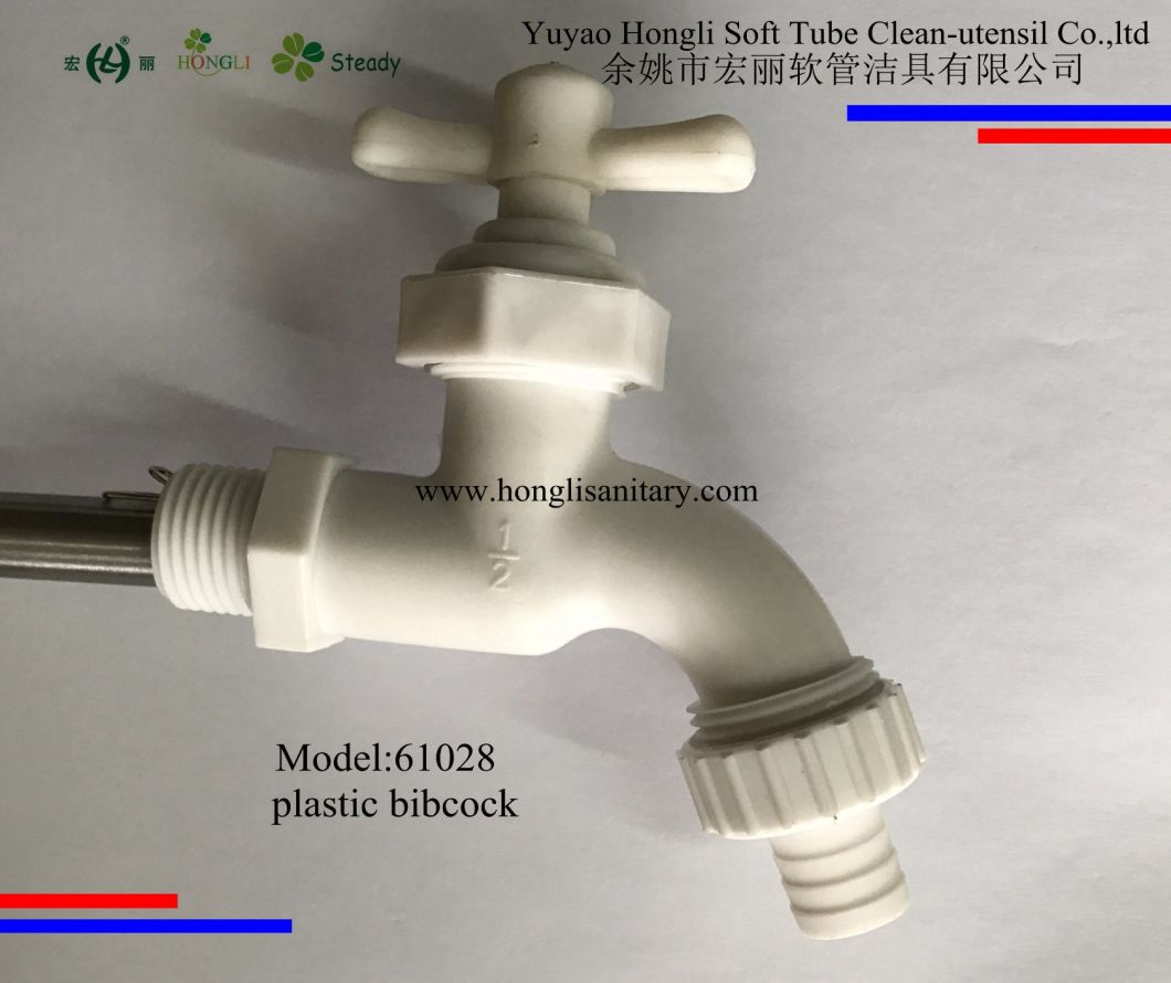 61027 PVC Bibcock, Plastic Faucet, PVC Tap