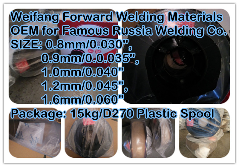 0.8mm 15kg/ABS Spool MIG Welding Wire CO2 Welding Product with Copper Coated