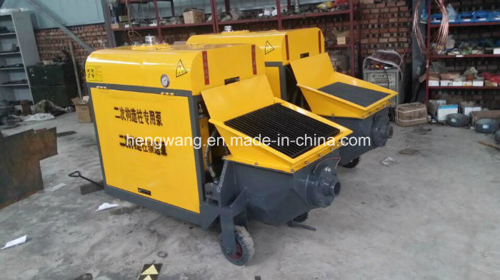 Construction Concrete Transfer Trailer Pump with Electric Motor