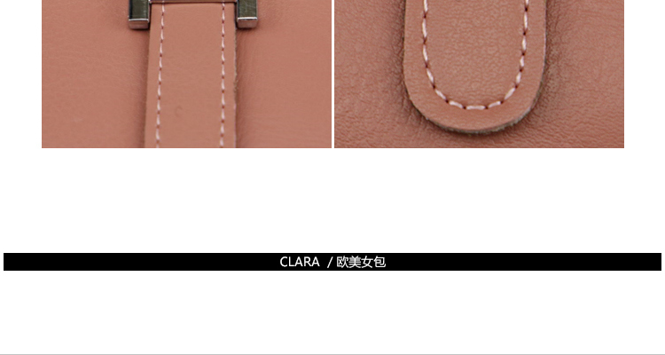 No MOQ Brand Genuine Leather Women Fashion Female Candy Color Purse Lady Multi-Function Zipper Clutch Wallet as Small Accessory for Wholesale (BDX-171003)