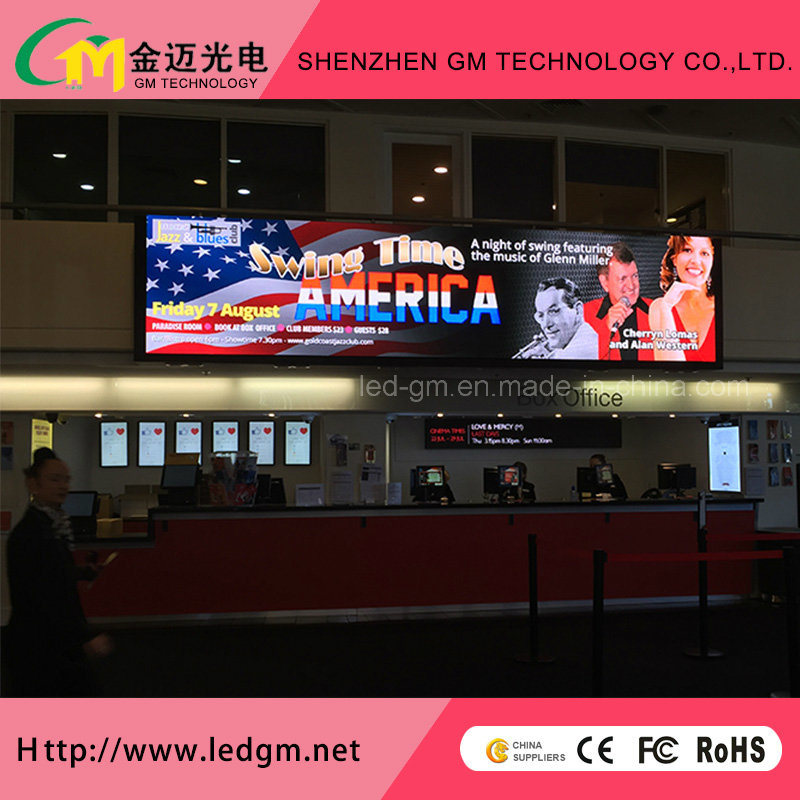 P6 Indoor Full Color Fixed Installation LED Display Screen LED for Stage Background, Conference, Events (SMD3528 black LED panel)
