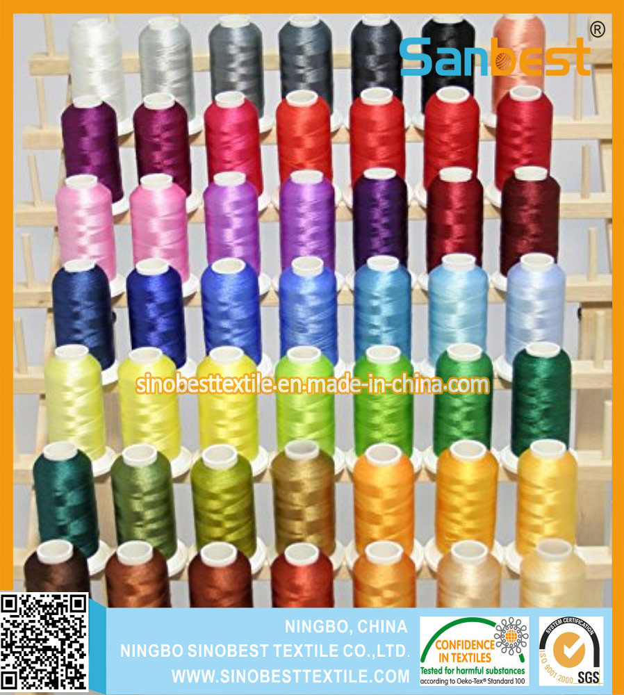 Colorful Embroidery Thread and Sewing Thread on Small Reels