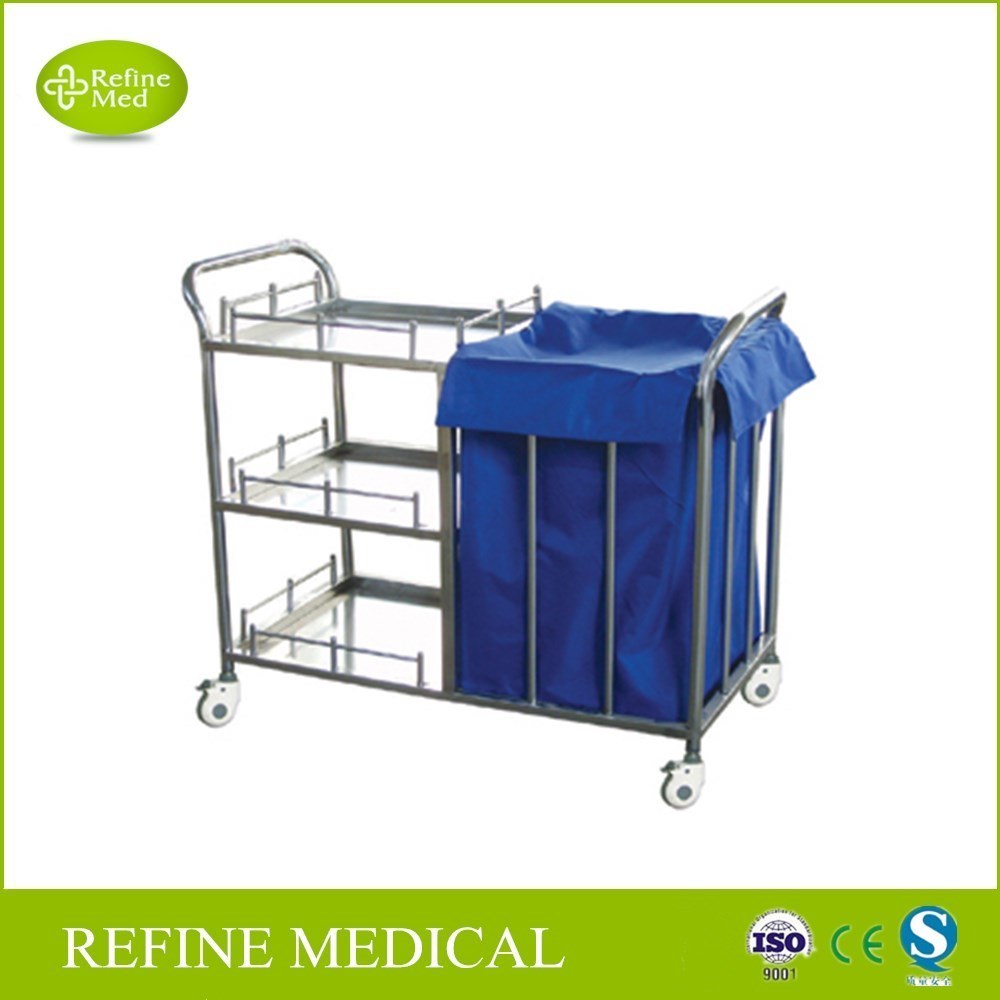 E-24 Medical Stainless Steel Morning Care Trolley