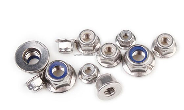 Stainless Steel Nylon Lock Hex Flange Nut (DIN6926)