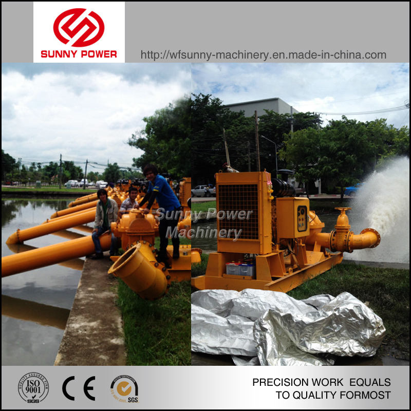 10inch Diesel Engine Water Pumps for Flood Control in Thailand