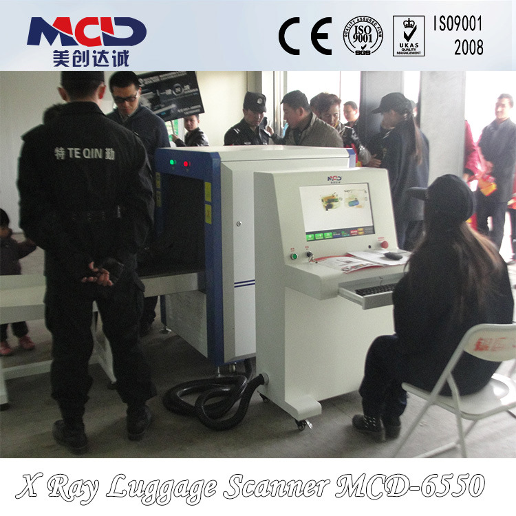 ISO1600 Film Safety Guarantee Industrial X-ray Machine X Ray Baggage/Luggage Scanner Pricesfor Sea Food Mcd-6550