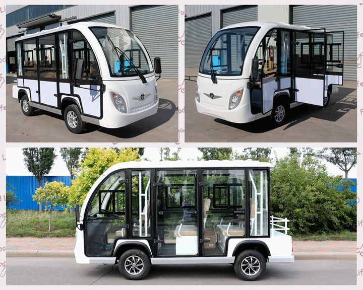 8 Seater Enclosed Electric Sightseeing Bus for Shuttle
