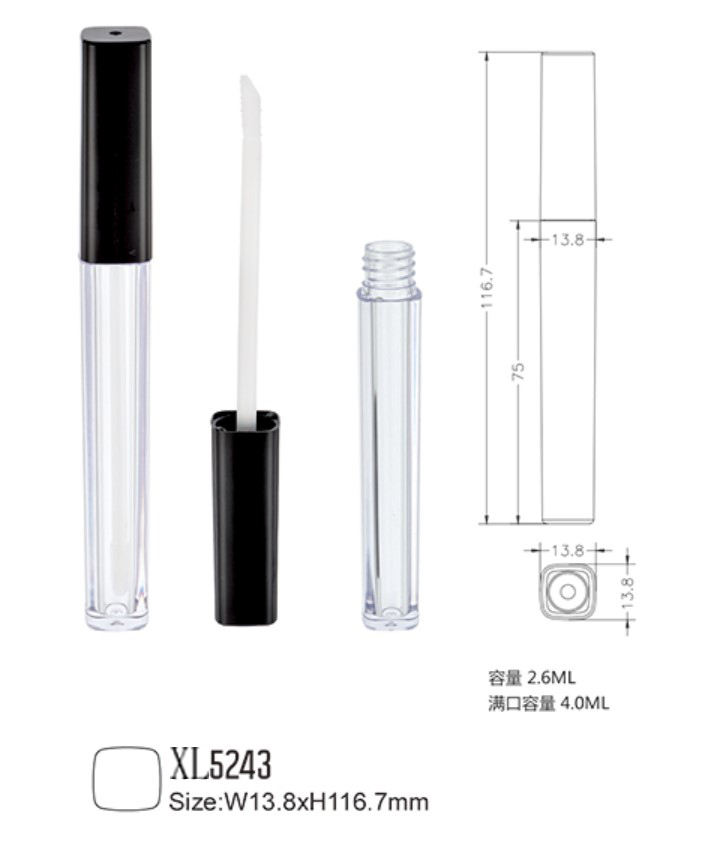 Luxury Makeup Packaging Magnetic Matte Mascara Plastic Tube for Makeup