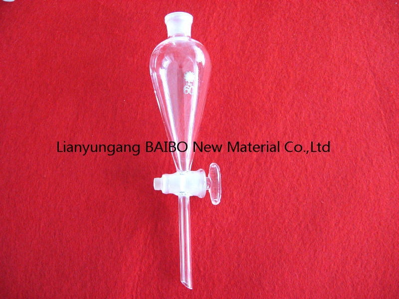 Baibo Laboratory Glassware Dropping Funnel/Separatory Funnel with Ground