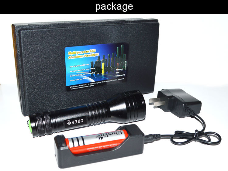 18650 Rechargeable Aluminum CREE Q5 5W CREE LED Torch