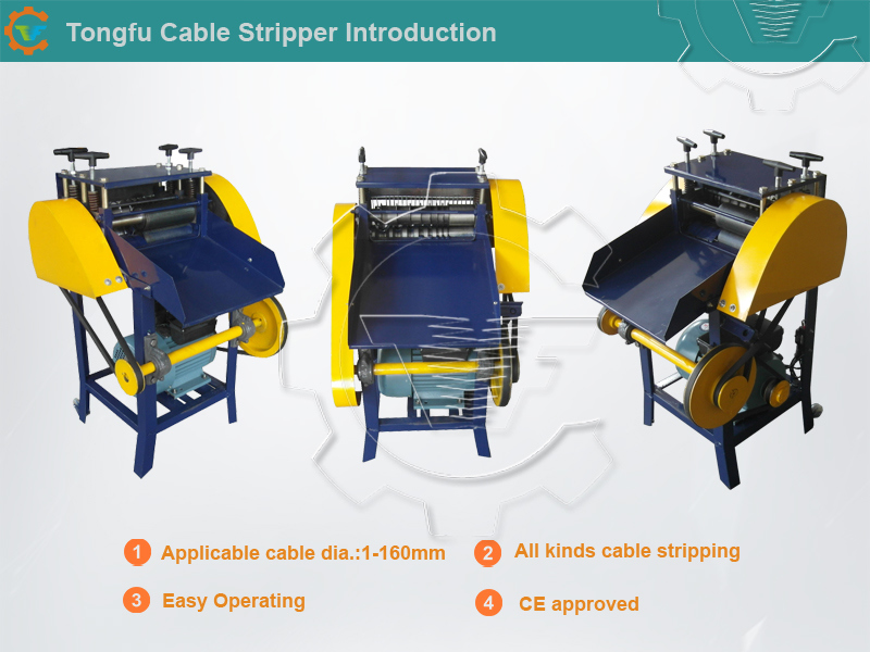 Electric Scrap Wire Cable Stripping Machine for Sale