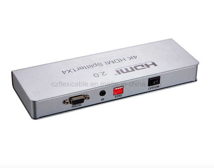 HDMI 2.0 Splitter 1X4 with Edid Management, IR Extension, Hdcp 2.2