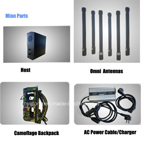 High Power Backpack Cell Phone Signal Jammer for VIP Protection
