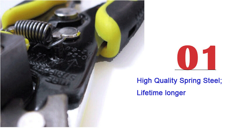 Multi-Functional Pliers for Wire Cutting and Stripping, Crimping