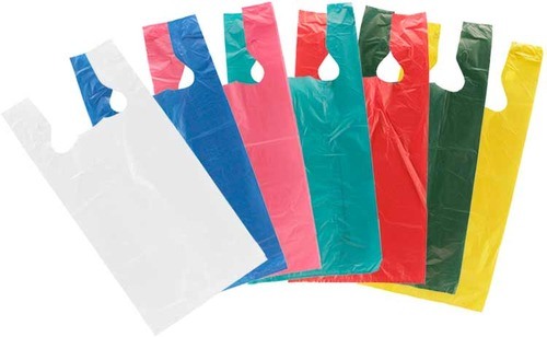 Plastic T-Shirt Bag (Without Printing) / Plastic Shopping Bag