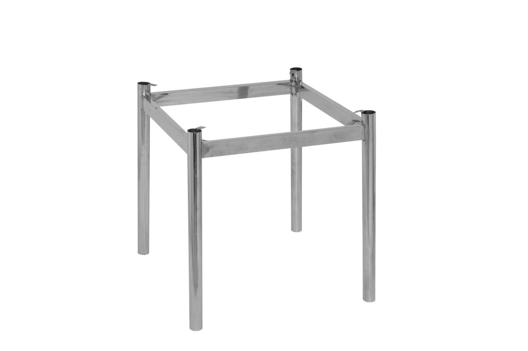 Stainless Steel Square Hotel Restaurant Dining Banquet Table Frame with Boards for Sale