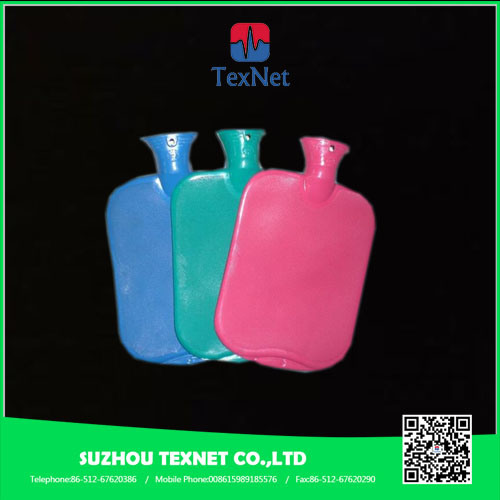 China Medical Consumables 1000ml Rubber Hot Water Bag with Cover