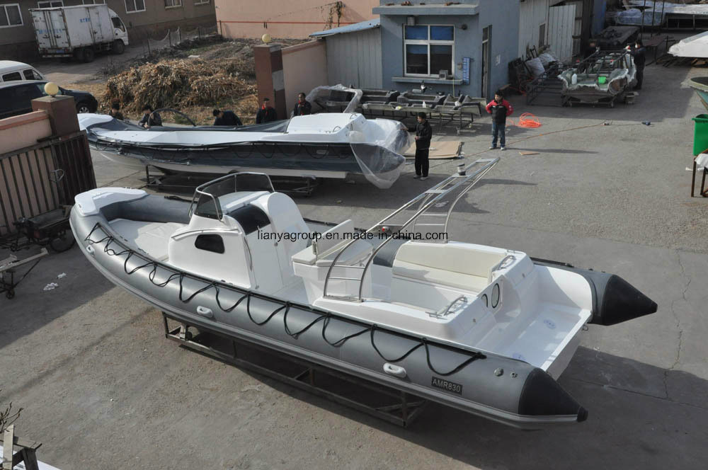 Liya 8.3m 20 Person Large Biggest Inflatable Fiberglass GRP Boat