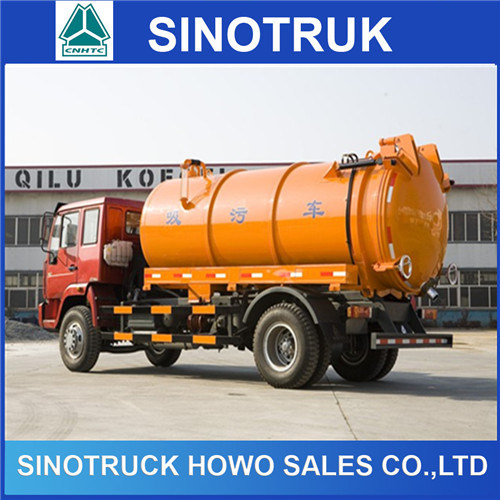 Sinotruk 4X2 HOWO Suction Type Sewer Scavenger for Sale