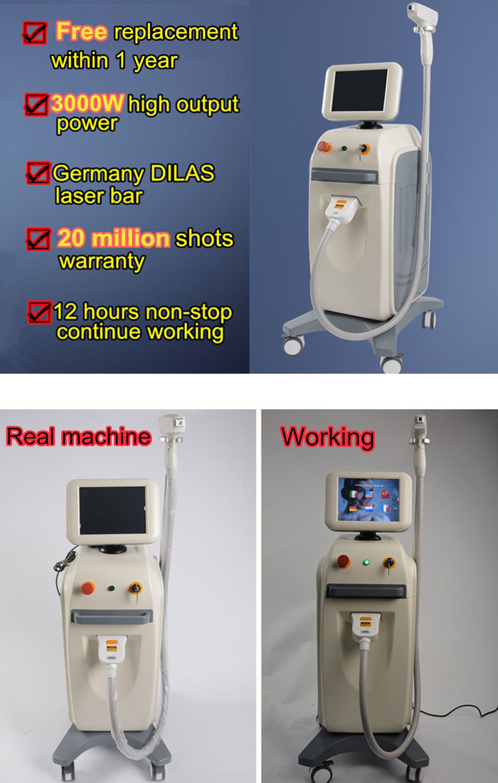 High Quality Diode Laser Tpye Permanent Hair Removal Sale Machine
