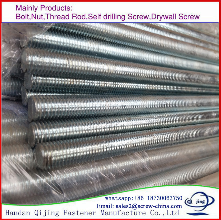 DIN975 Stainless Steel Thread Threaded Rods