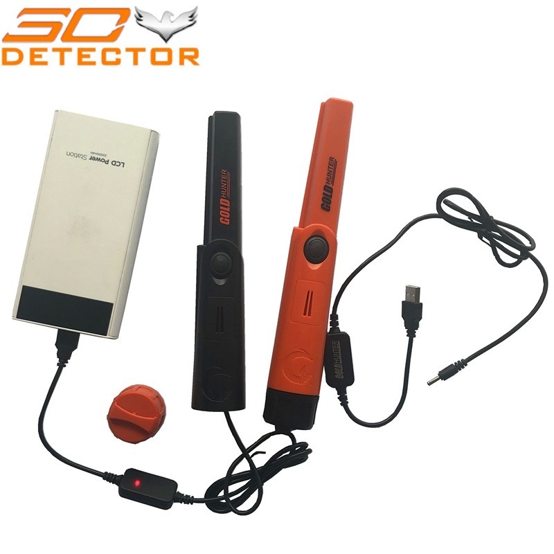 Free Shipping USB Rechargeable Gold Metal Detector Underground Water Detector with Build-in Li-Battery