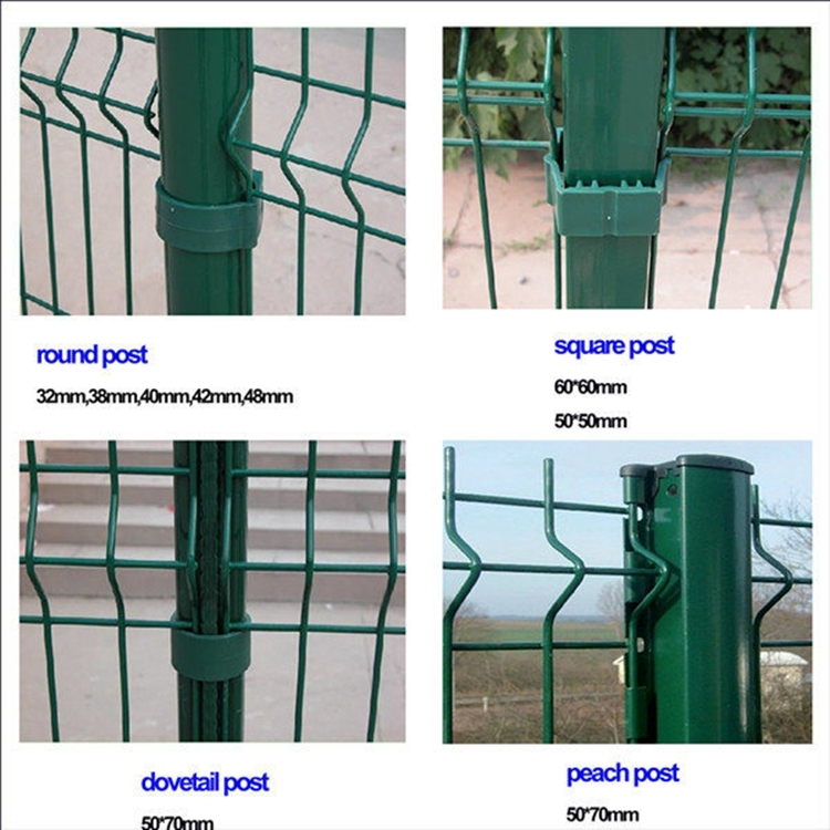 Galvanized PVC Coated Welded Wire Mesh Fence Security Fence