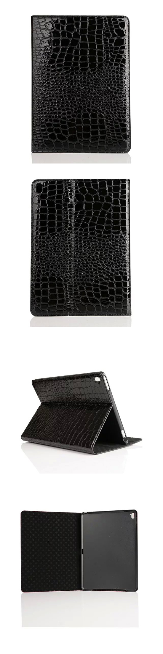 Premium Flip Cover Crocodile Leather Tablet Cover for Samsung Tablet Case for iPad 9.7