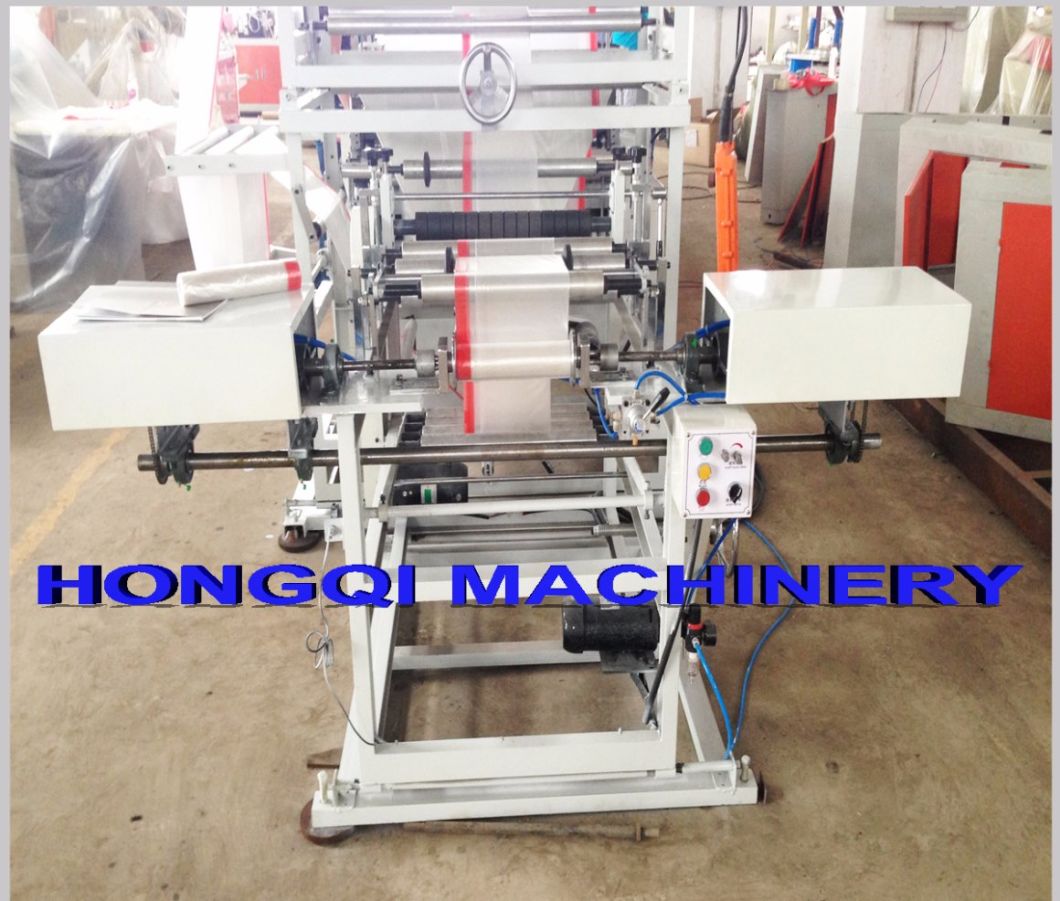 Automatic Ribbon Through Rolling Bag Making Machine