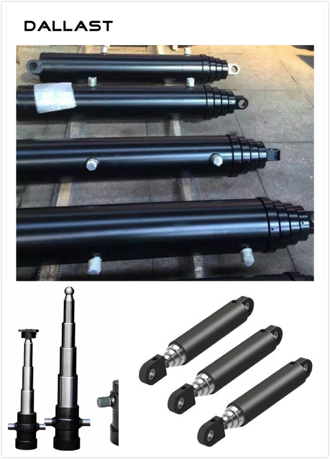 Single Acting Multistage Hydraulic Telescopic Cylinder for Farm Truck