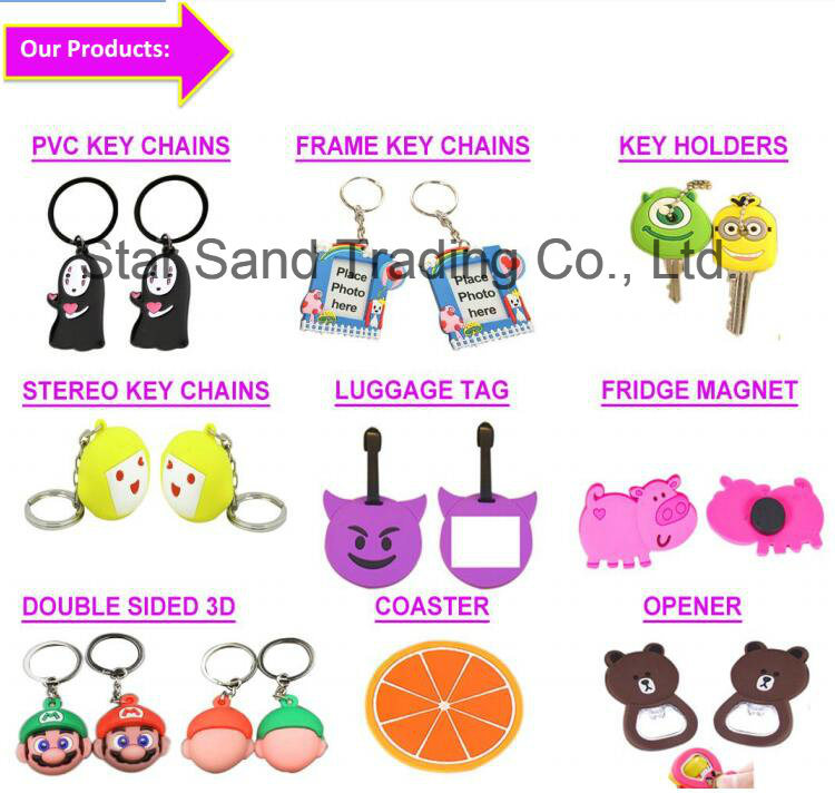Hot Selling Debossed Customized Various Colors Keychain Souvenir