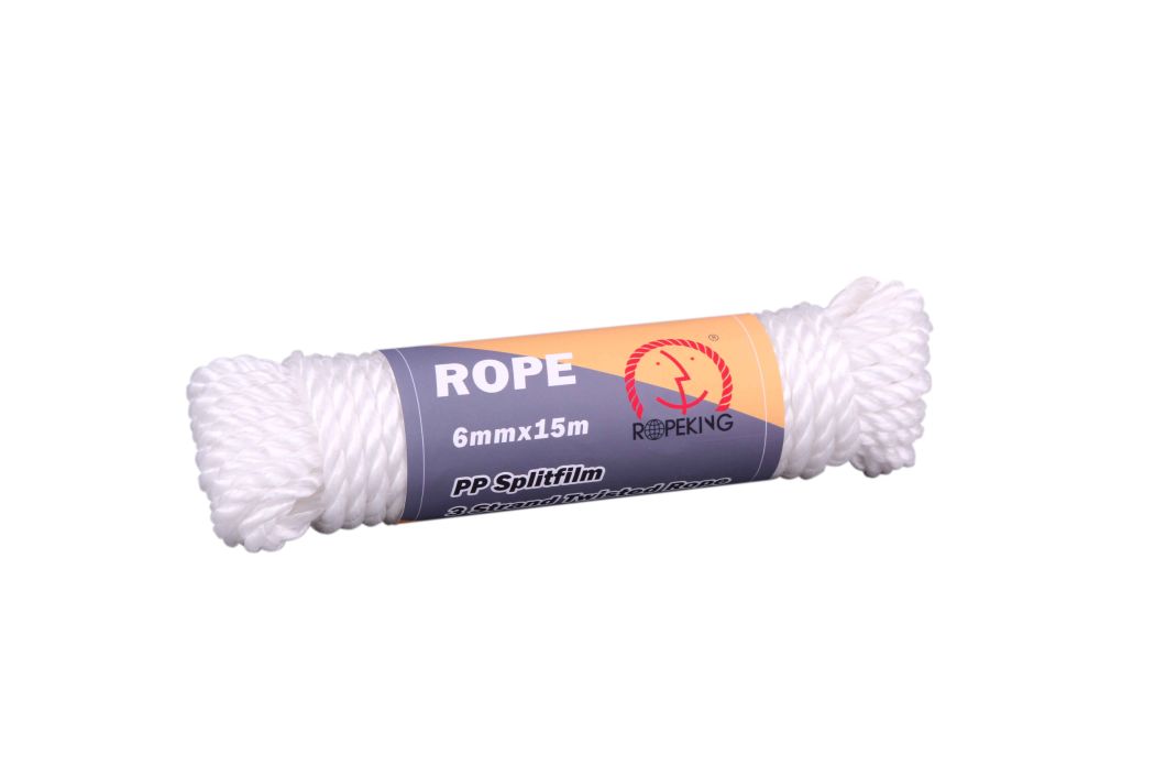 PP Split Film 3strands Twisted Rope