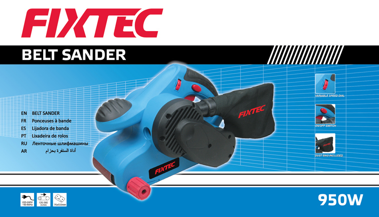 Fixtec Electric Sander 950W Wide Belt Sander (FBS95001)