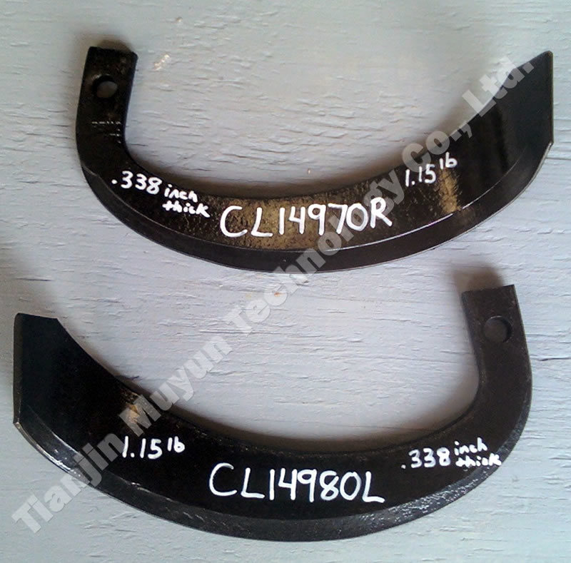 Cl14980L-R 1.15lbs Alloy-Coating Rotavator Blades
