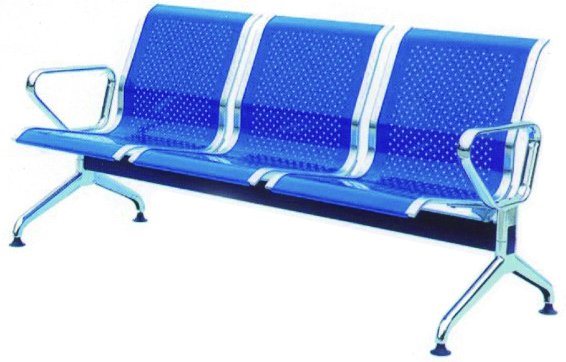 Hospital Metal Two Three Seats Waiting Chair Furniture (SLV-D4021)